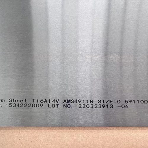 AMS 4911 titanium sheet