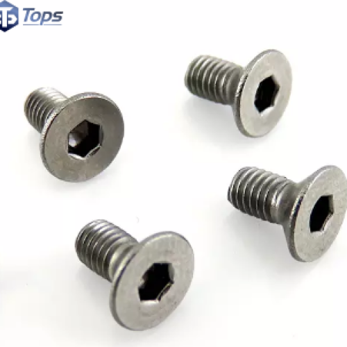 Titanium countersunk head hexagon screw picture