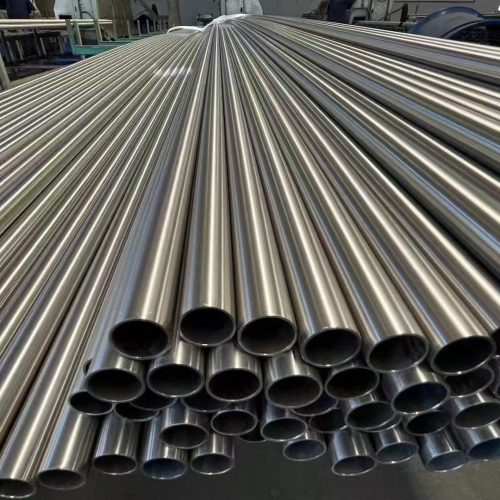 Titanium heat exchanger tube